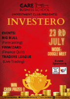 Investero 2021 Finance Event Poster